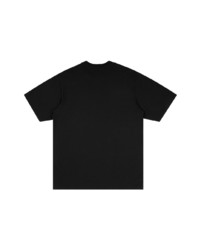 schwarzes T-Shirt mit einem Rundhalsausschnitt von Supreme