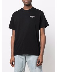 schwarzes T-Shirt mit einem Rundhalsausschnitt von Carhartt WIP