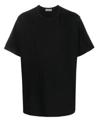 schwarzes T-Shirt mit einem Rundhalsausschnitt von Yohji Yamamoto