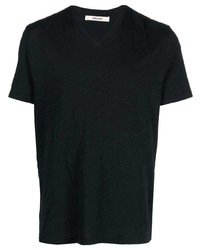 schwarzes T-Shirt mit einem Rundhalsausschnitt von Zadig & Voltaire