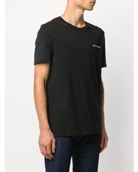 schwarzes T-Shirt mit einem Rundhalsausschnitt von Zadig & Voltaire