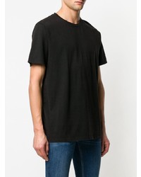 schwarzes T-Shirt mit einem Rundhalsausschnitt von Zadig & Voltaire