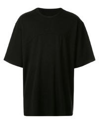 schwarzes T-Shirt mit einem Rundhalsausschnitt von Zambesi