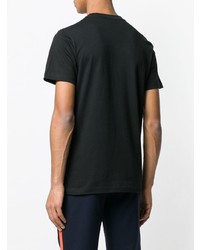 schwarzes T-Shirt mit einem Rundhalsausschnitt von Ps By Paul Smith