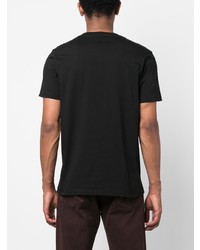 schwarzes T-Shirt mit einem Rundhalsausschnitt von PS Paul Smith