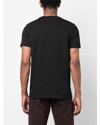 schwarzes T-Shirt mit einem Rundhalsausschnitt von PS Paul Smith