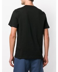 schwarzes T-Shirt mit einem Rundhalsausschnitt von Ps By Paul Smith