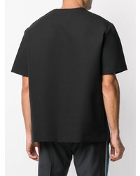 schwarzes T-Shirt mit einem Rundhalsausschnitt von Valentino