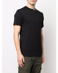 schwarzes T-Shirt mit einem Rundhalsausschnitt von The North Face