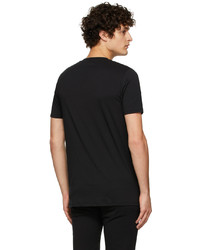 schwarzes T-Shirt mit einem V-Ausschnitt von Tom Ford