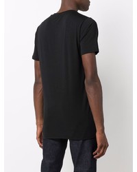 schwarzes T-Shirt mit einem V-Ausschnitt von Tom Ford