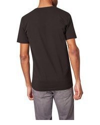 schwarzes T-Shirt mit einem V-Ausschnitt von Pierre Cardin
