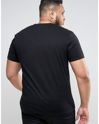 schwarzes T-Shirt mit einem V-Ausschnitt von Asos
