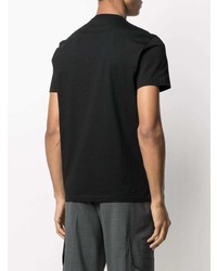 schwarzes T-Shirt mit einem V-Ausschnitt von Tom Ford