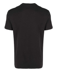 schwarzes T-Shirt mit einem V-Ausschnitt von Tom Ford