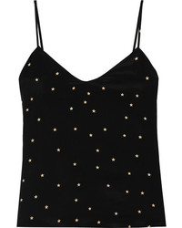 schwarzes T-shirt mit Sternenmuster