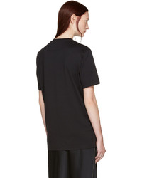 schwarzes T-shirt mit Sternenmuster von Givenchy