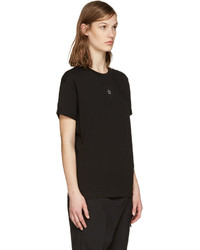 schwarzes T-shirt mit Sternenmuster von Stella McCartney