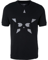 schwarzes T-shirt mit Sternenmuster von Hydrogen
