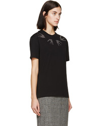 schwarzes T-shirt von MCQ