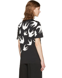 schwarzes T-shirt von MCQ