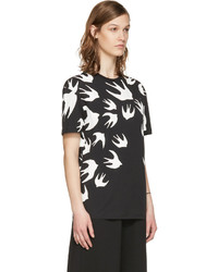 schwarzes T-shirt von MCQ