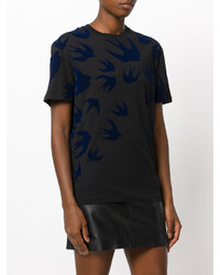 schwarzes T-shirt von MCQ