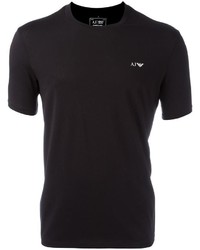 schwarzes T-shirt von Armani Jeans