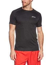 schwarzes T-shirt von Asics