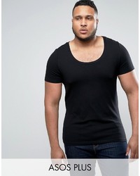 schwarzes T-shirt von Asos