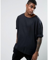 schwarzes T-shirt von Asos