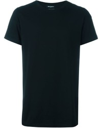 schwarzes T-shirt von Balmain