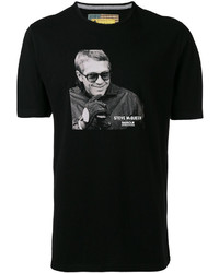 schwarzes T-shirt von Barbour