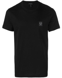 schwarzes T-shirt von Belstaff