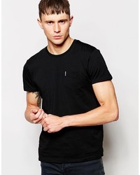 schwarzes T-shirt von Ben Sherman