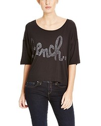 schwarzes T-shirt von Bench