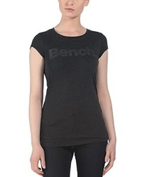 schwarzes T-shirt von Bench