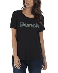 schwarzes T-shirt von Bench