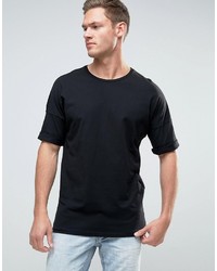 schwarzes T-shirt von Benetton