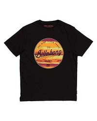 schwarzes T-shirt von Billabong