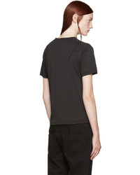 schwarzes T-shirt von BLK DNM