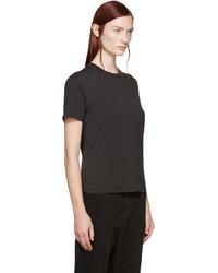 schwarzes T-shirt von BLK DNM