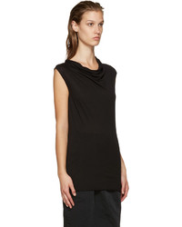 schwarzes T-shirt von Rick Owens Lilies