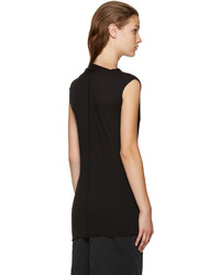 schwarzes T-shirt von Rick Owens Lilies