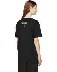 schwarzes T-shirt von Marcelo Burlon County of Milan