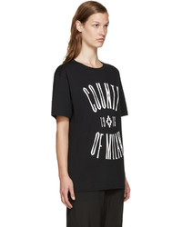 schwarzes T-shirt von Marcelo Burlon County of Milan