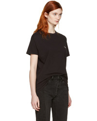 schwarzes T-shirt von Vetements