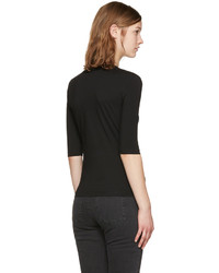 schwarzes T-shirt von Acne Studios