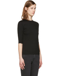 schwarzes T-shirt von Acne Studios