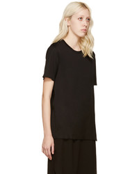 schwarzes T-shirt von Acne Studios